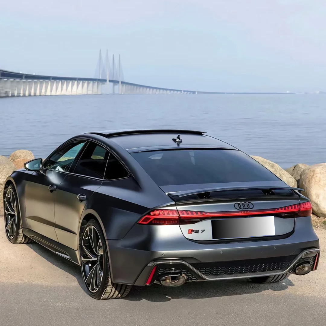 PET Matte Metallic AMG Grey Car Vinyl Wrap