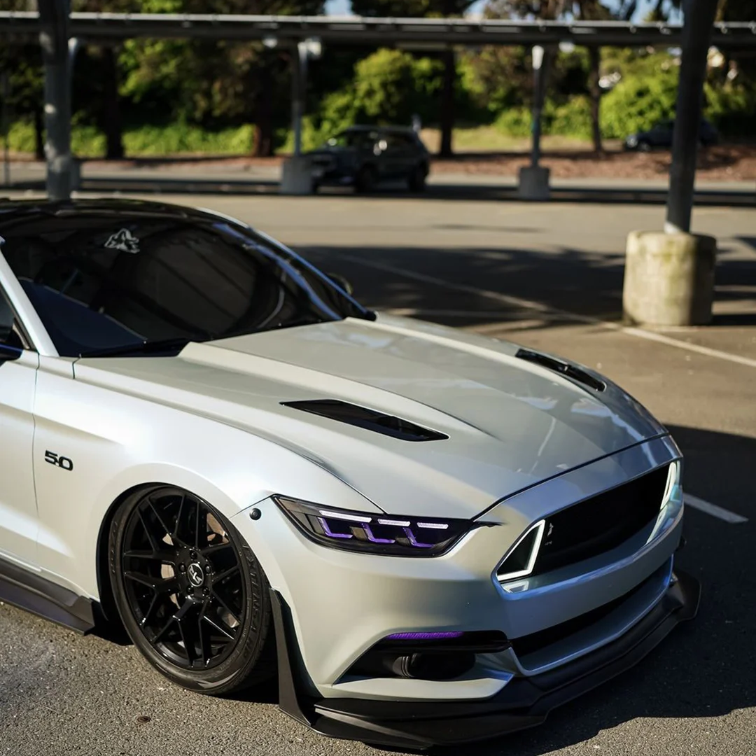 Twin Candy Shiny Grey Car Vinyl Wrap