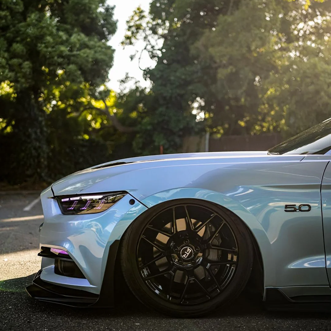 Twin Candy Shiny Grey Car Vinyl Wrap