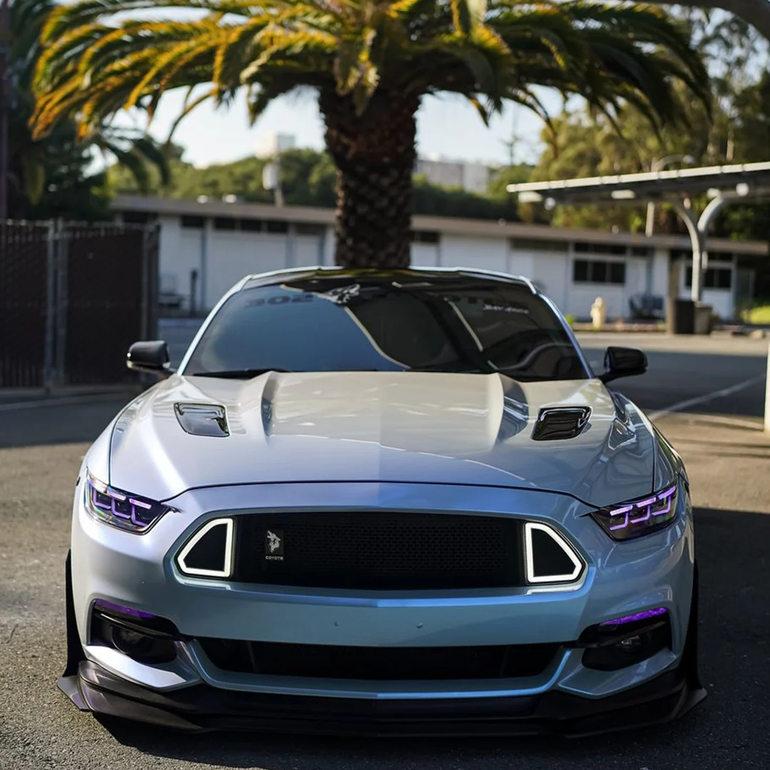 Twin Candy Shiny Grey Car Vinyl Wrap