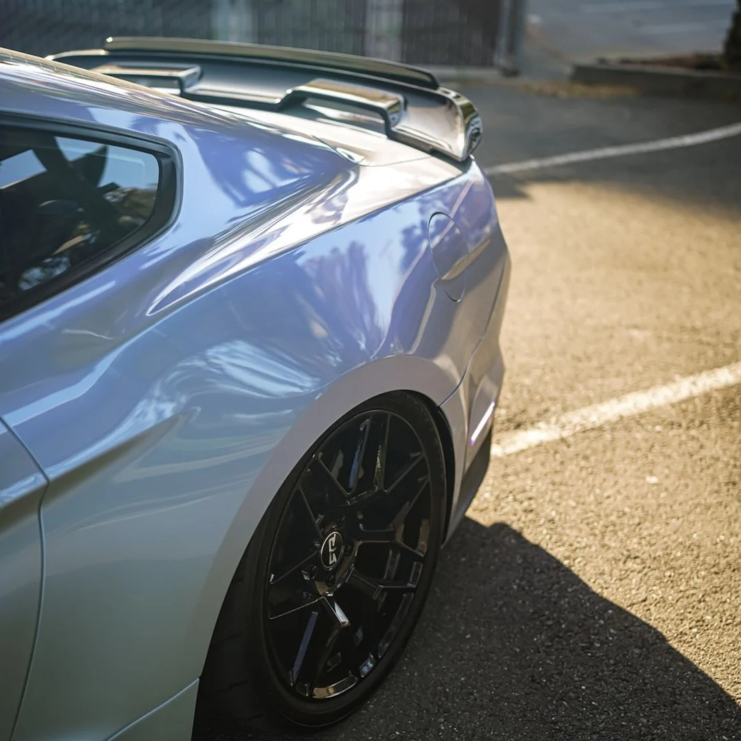 Twin Candy Shiny Grey Car Vinyl Wrap