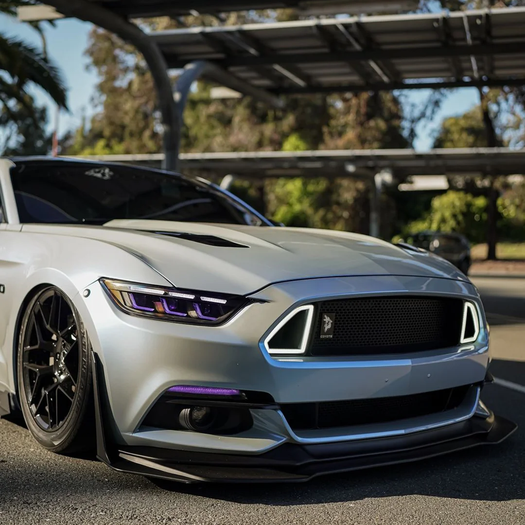 Twin Candy Shiny Grey Car Vinyl Wrap