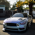 Candy Metallic Dark Gray Blue Car Vinyl Wrap