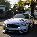Candy Metallic Dark Gray Blue Car Vinyl Wrap