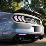 Candy Metallic Dark Gray Blue Car Vinyl Wrap