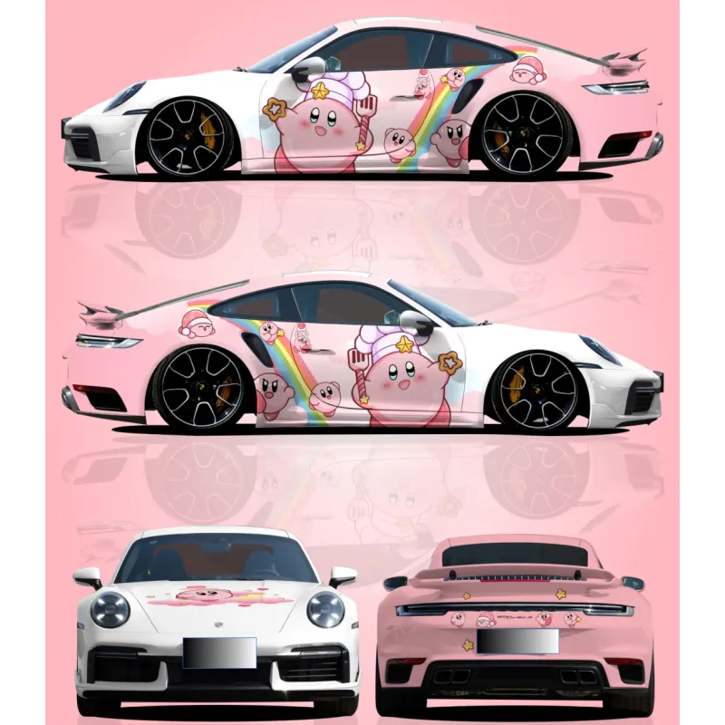 Gloss Pink Series Customized Car Vinyl Wrap