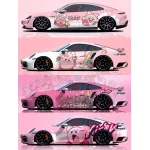 Gloss Pink Series Customized Car Vinyl Wrap