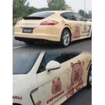 Capybara Animal Customized Car Vinyl Wrap Hood Wrap