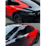 Gloss Red Black Dragon Scale Customized Car Vinyl Wrap