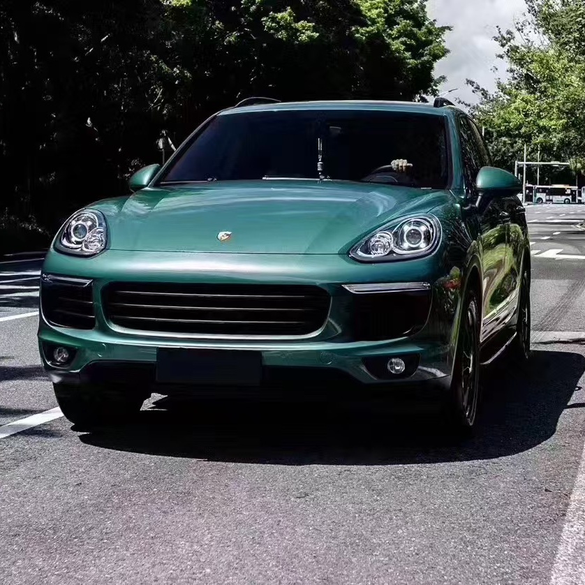 Gloss Metal Paint Fir Green Car Vinyl Wrap