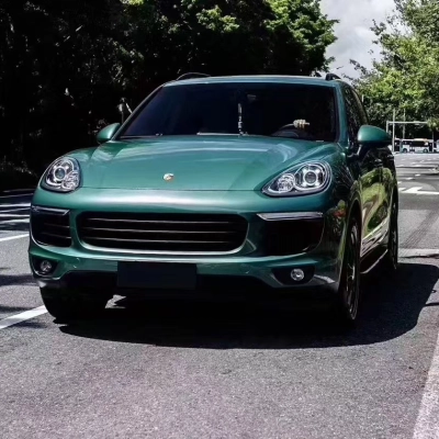 Gloss Metal Paint Fir Green Car Vinyl Wrap 02