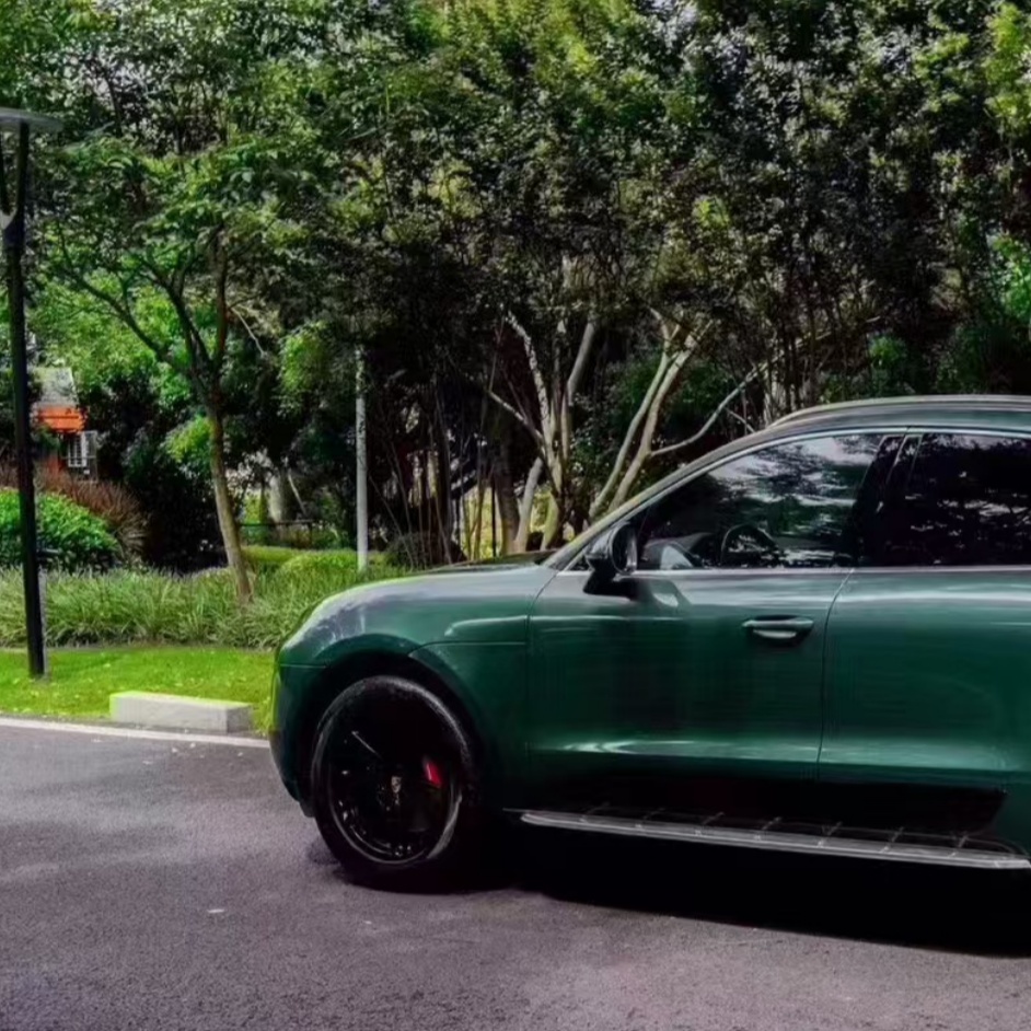 Gloss Metal Paint Fir Green Car Vinyl Wrap
