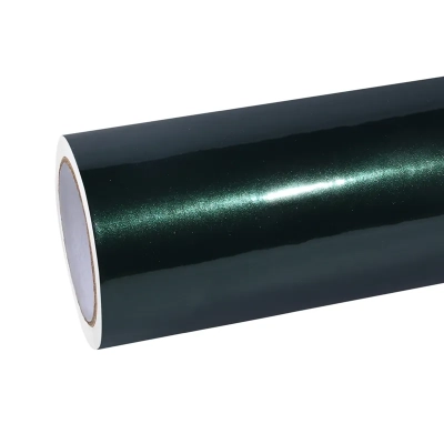 PET Tesla Gloss Agate Green Car Vinyl Wrap 01