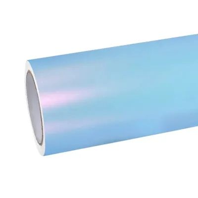 Tesla PET Matte Pink Blue Car Vinyl Wrap 01