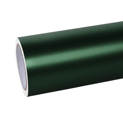 Tesla Ultra-Matte Diamond Aurora Green Car Vinyl Wrap 01