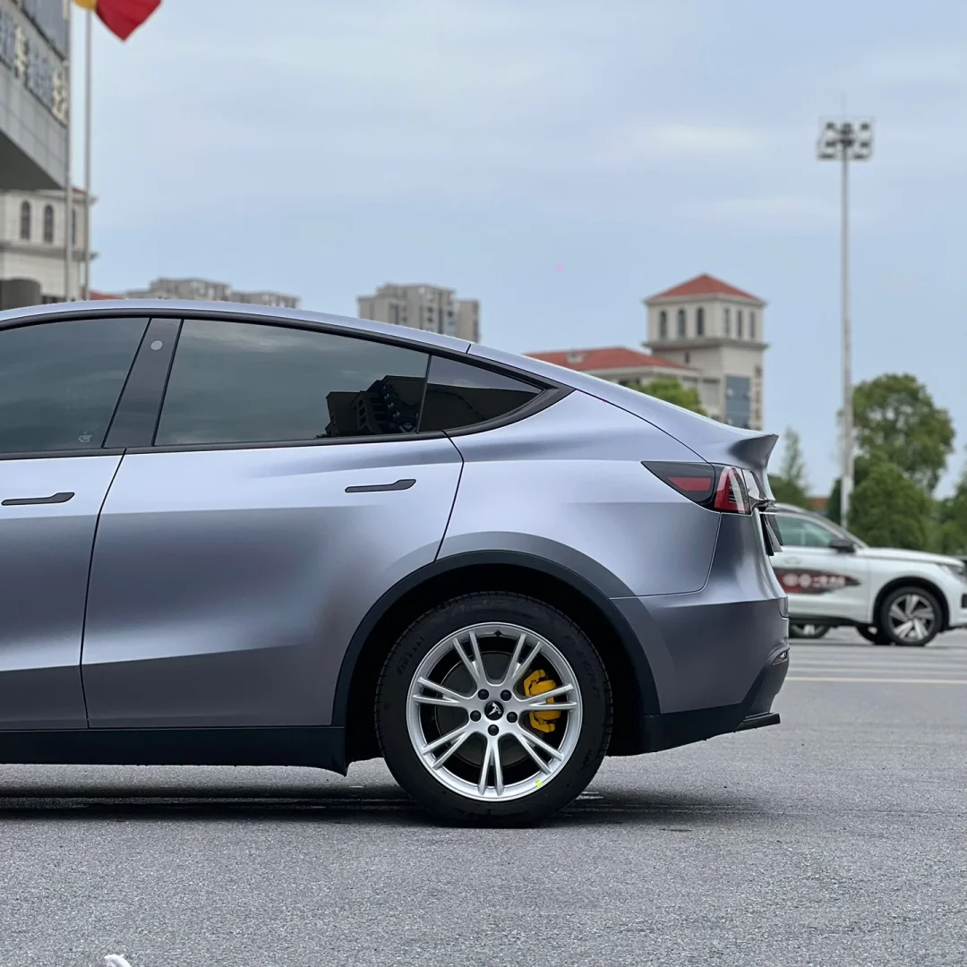 Matte Pure Metal Carbon Grey Car Vinyl Wrap