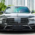 Porsche Benz Gloss Volcano Grey Car Vinyl Wrap