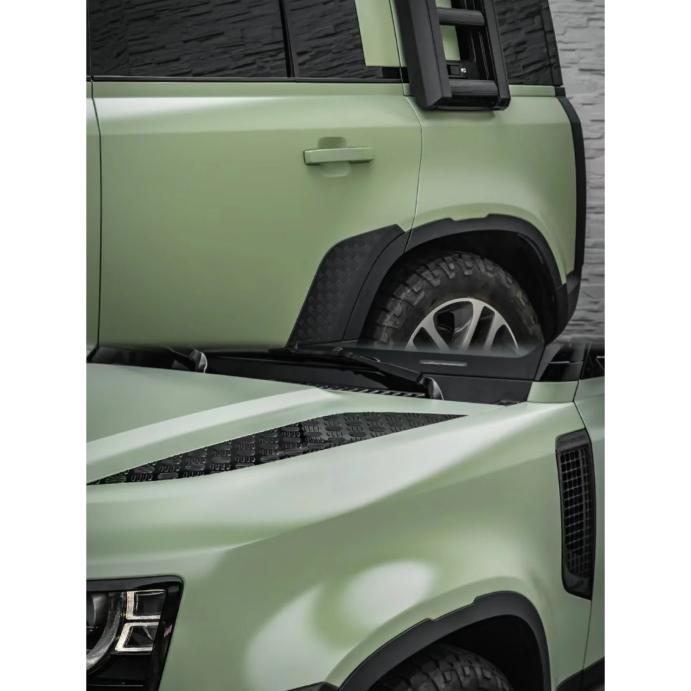 Matte Flat Light Khaki Green Car Vinyl Wrap 