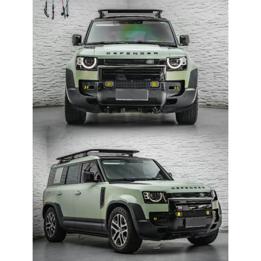 Matte Flat Light Khaki Green Car Vinyl Wrap 