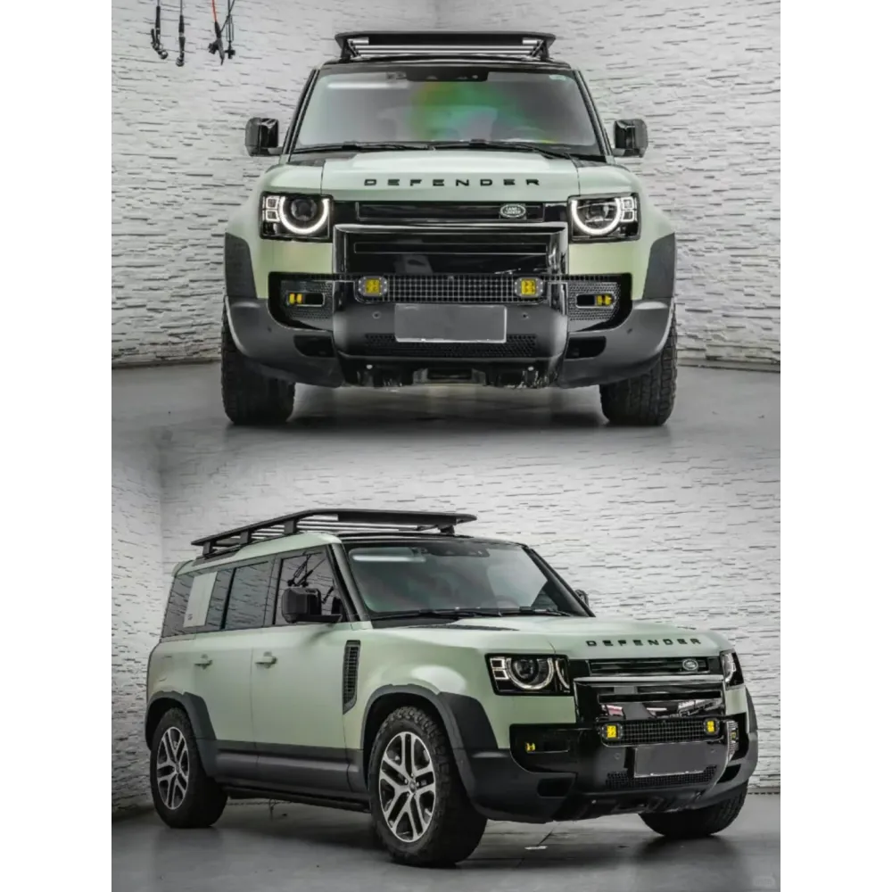 Matte Flat Light Khaki Green Car Vinyl Wrap 