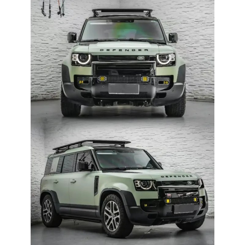 Matte Flat Light Khaki Green Car Vinyl Wrap 