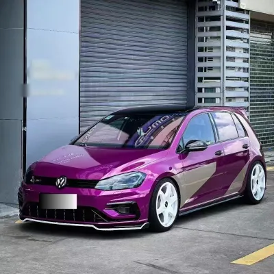 PET Berry Purple Car Vinyl Wrap 02