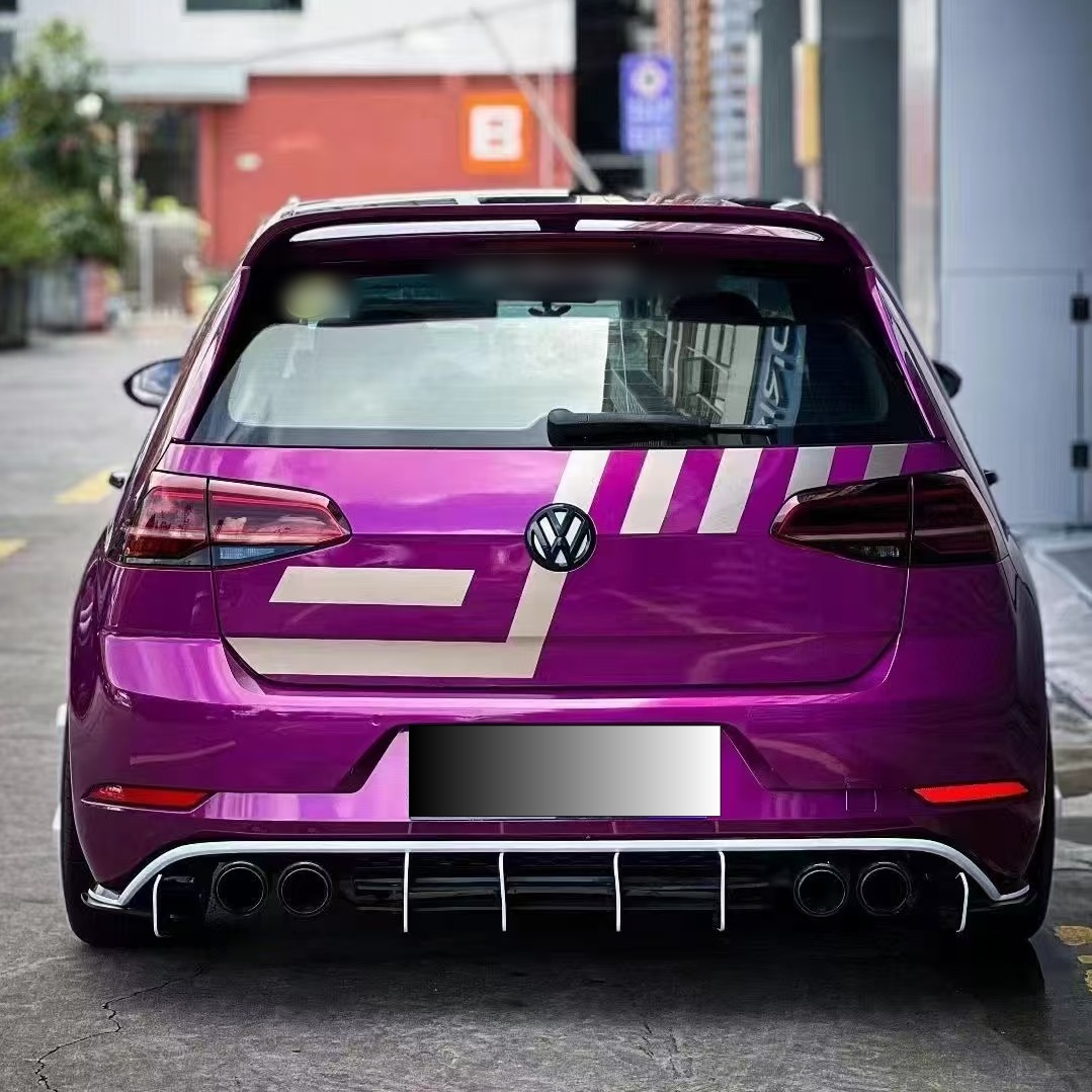 PET Berry Purple Car Vinyl Wrap