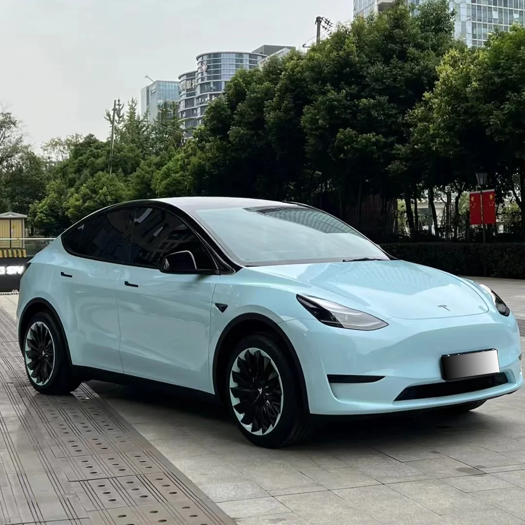 Super Gloss Glacier Blue Car Vinyl Wrap