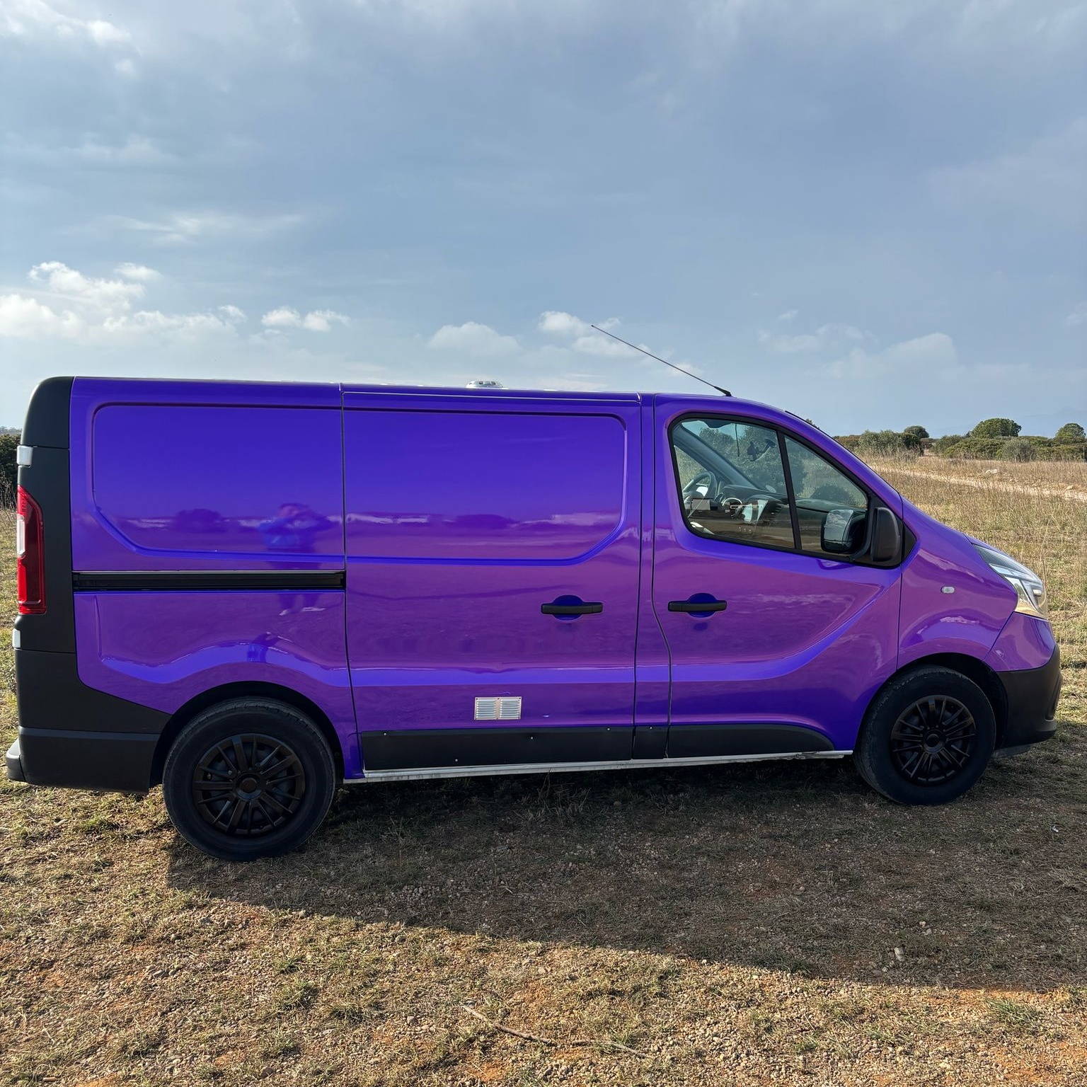 Gloss Metallic Plum Explosion Purple Car Vinyl Wrap