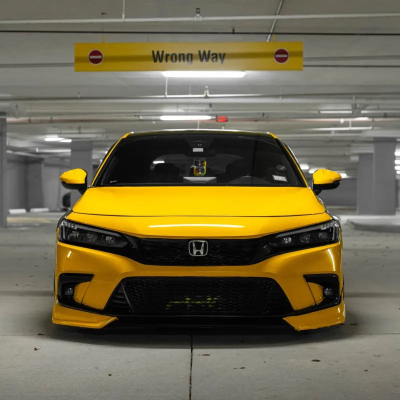 Gloss Sunflower Yellow Car Vinyl Wrap