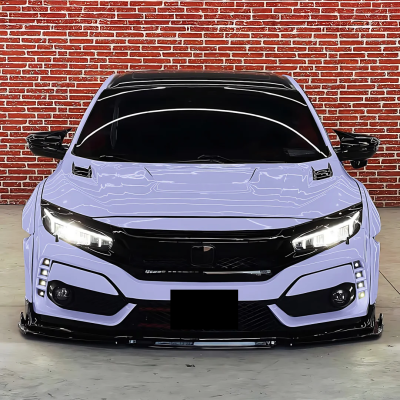 Super Gloss Periwinkle Car Vinyl Wrap 02
