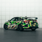 Honda Green Camo Custom Car Vinyl Wrap