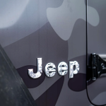 Jeep Green Camo Custom Car Vinyl Wrap
