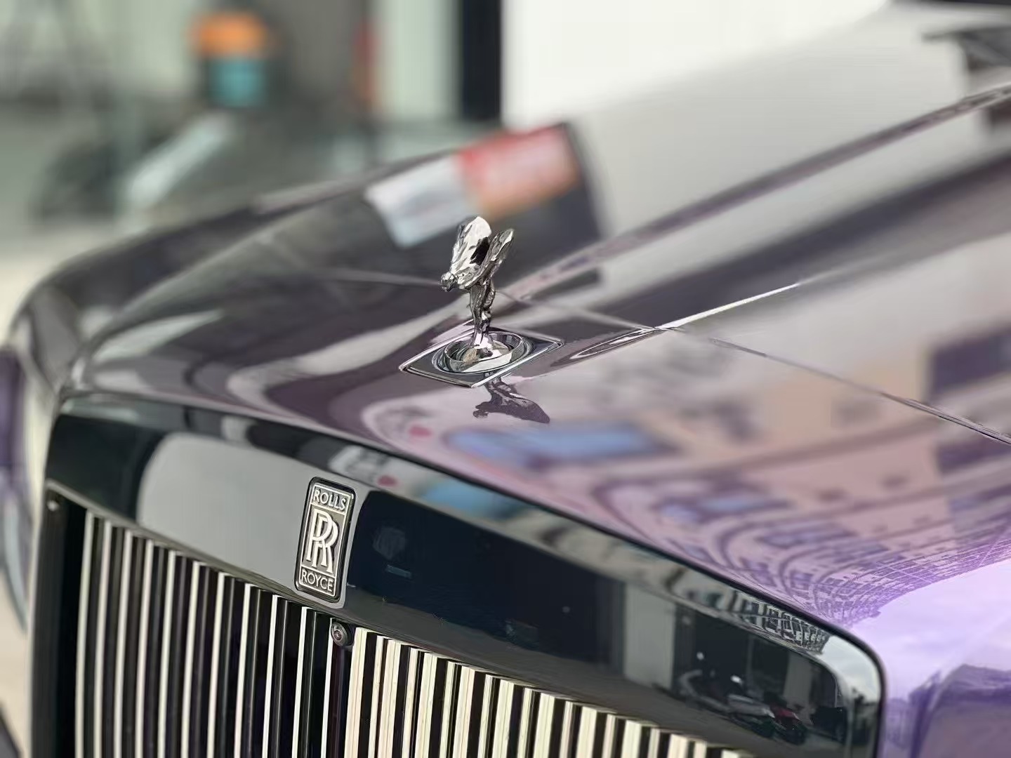 PET Gloss Galaxy Flash Purple Car Vinyl Wrap