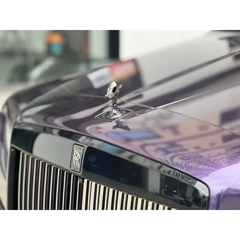 PET Gloss Galaxy Flash Purple Car Vinyl Wrap