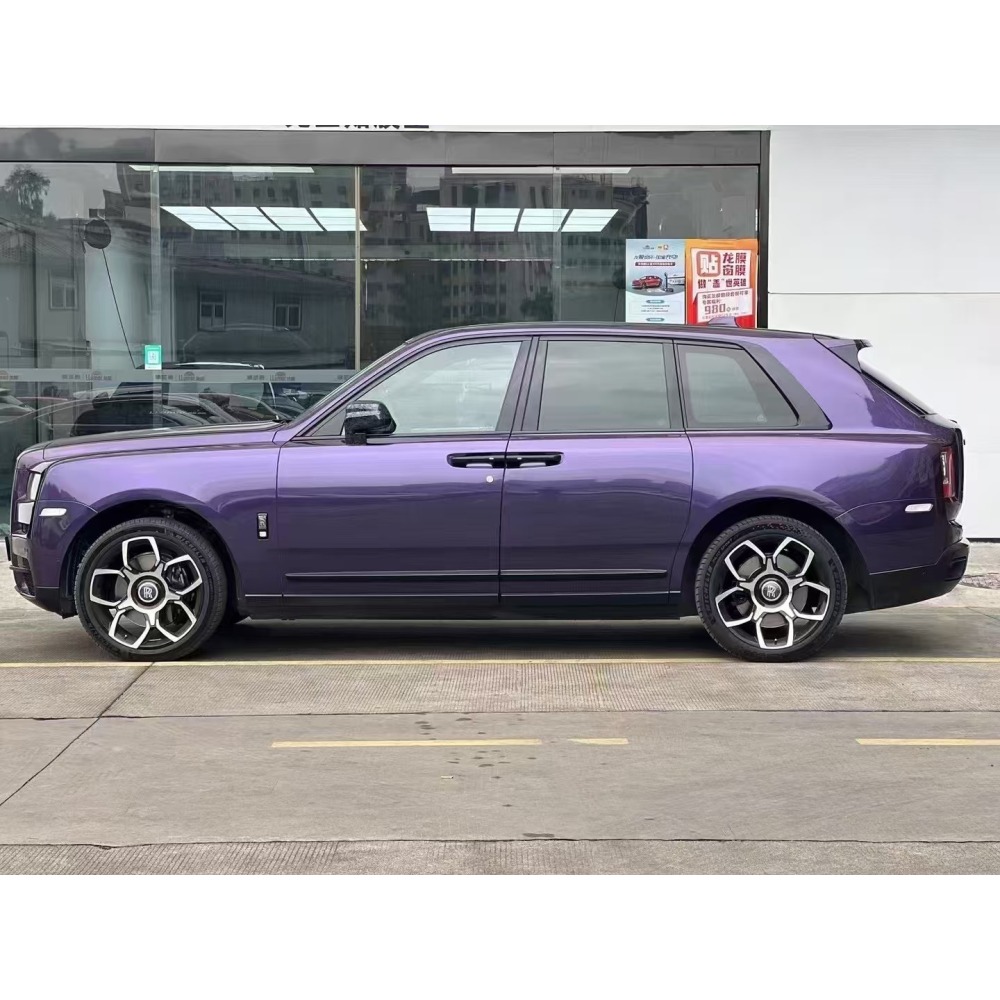 PET Gloss Galaxy Flash Purple Car Vinyl Wrap