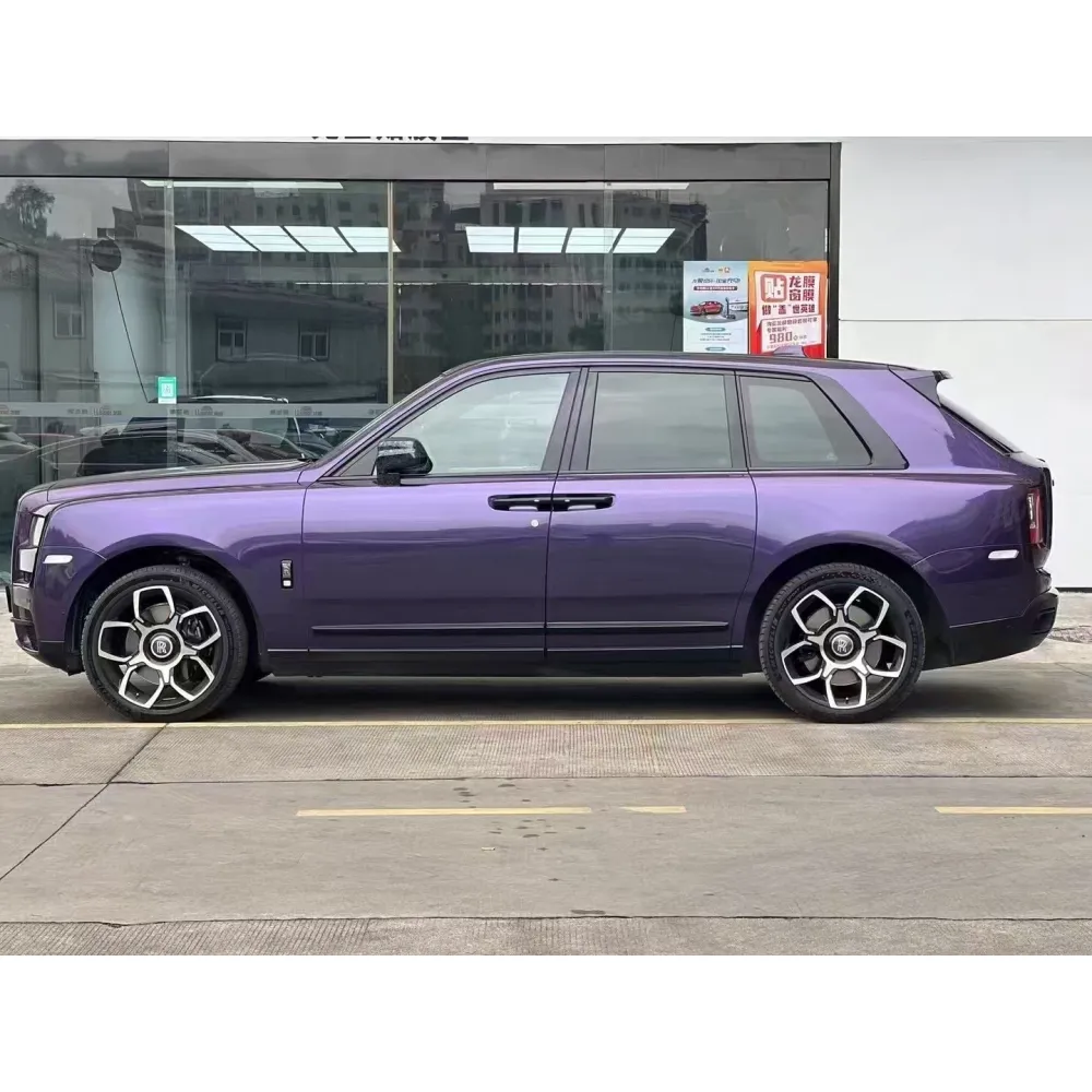 PET Gloss Galaxy Flash Purple Car Vinyl Wrap