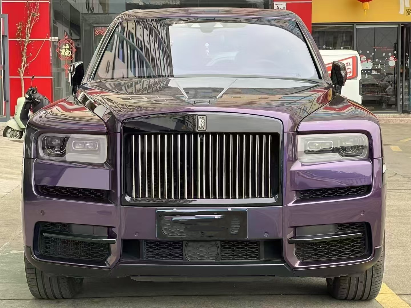 PET Gloss Galaxy Flash Purple Car Vinyl Wrap