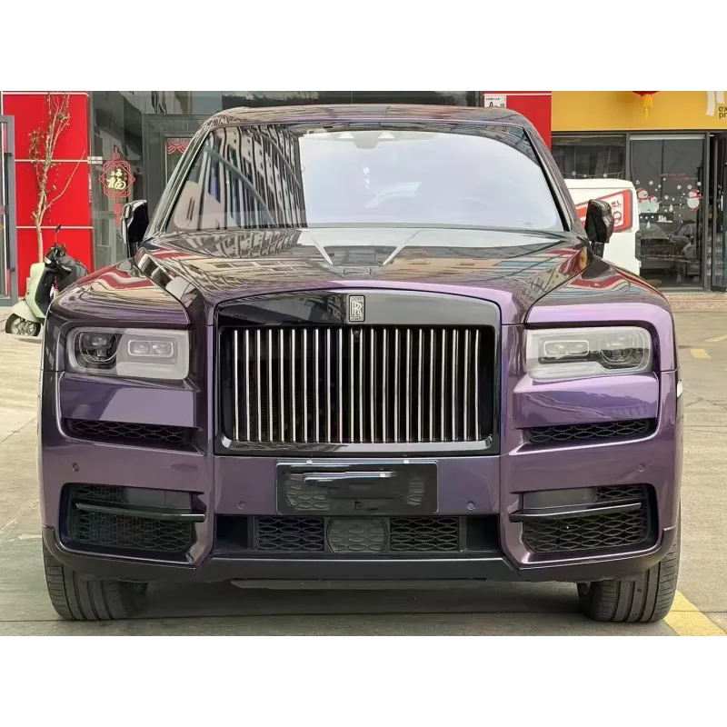 PET Gloss Galaxy Flash Purple Car Vinyl Wrap