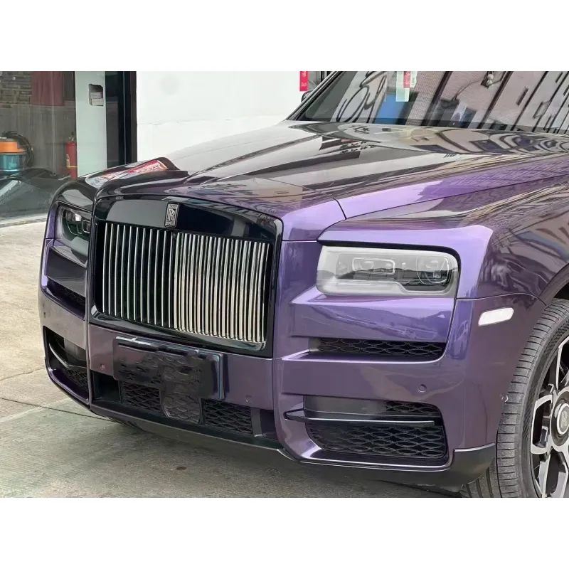 PET Gloss Galaxy Flash Purple Car Vinyl Wrap