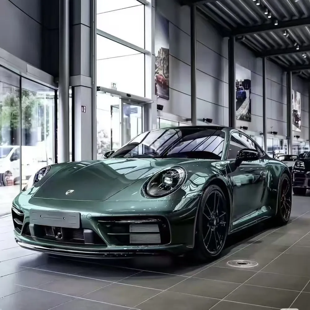 PET Gloss Metallic Ryan Green Car Vinyl Wrap
