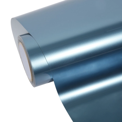 PET Gloss Metallic Ryan Green Car Vinyl Wrap 02