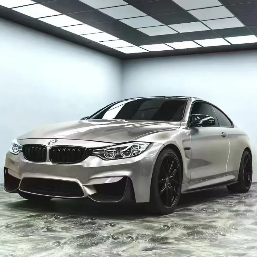 PET Gloss Liquid Victor Silver Car Vinyl Wrap