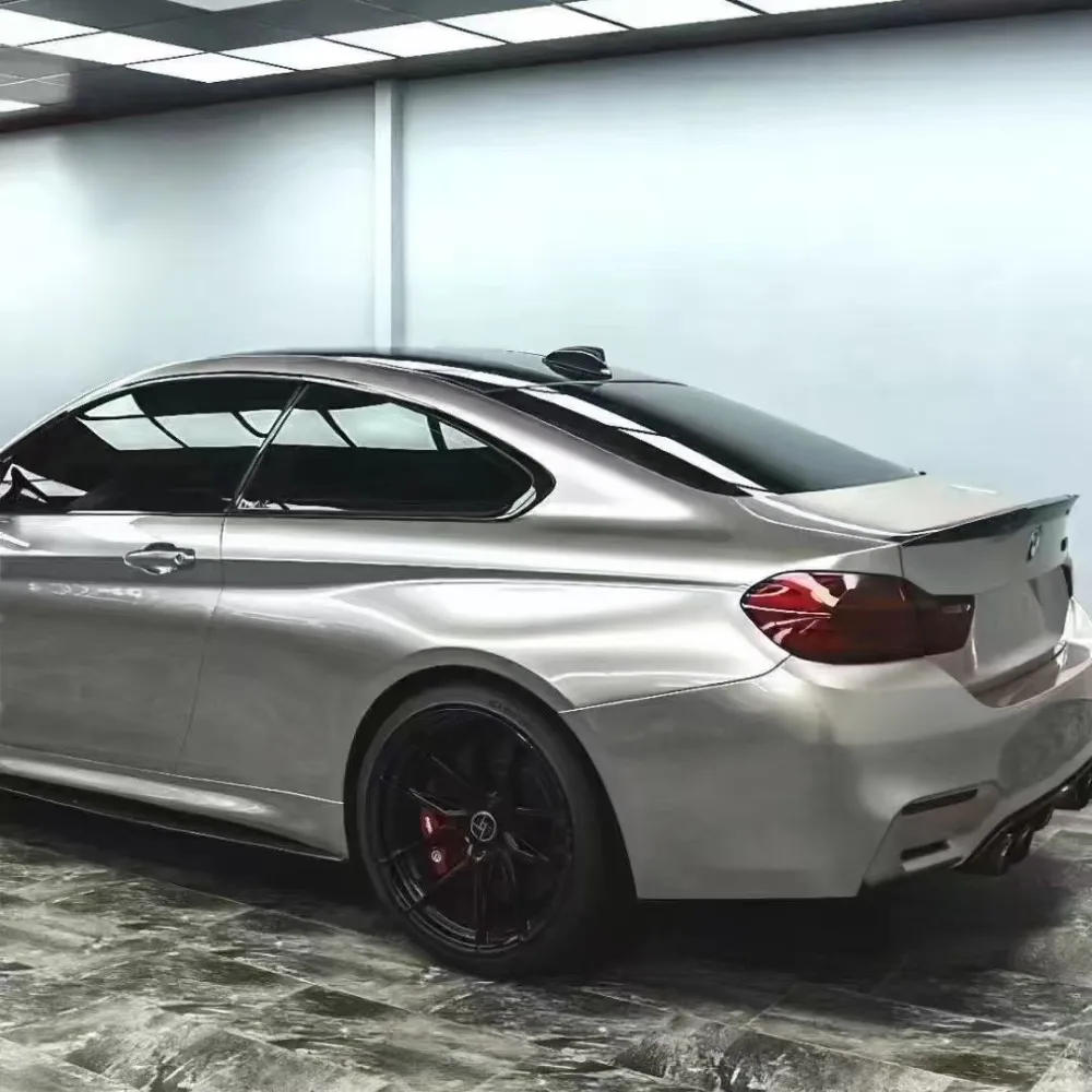 PET Gloss Liquid Victor Silver Car Vinyl Wrap