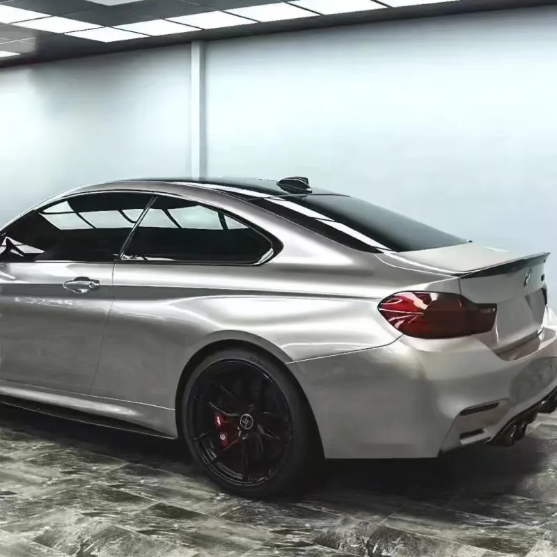 PET Gloss Liquid Victor Silver Car Vinyl Wrap