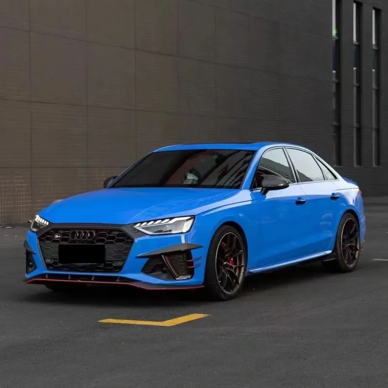 PET Gloss Mako Blue Car Vinyl Wrap