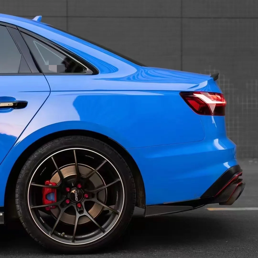 PET Gloss Mako Blue Car Vinyl Wrap