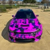 Hellcat Purple Camo Custom Car Vinyl Wrap
