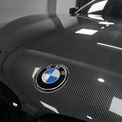 Super Gloss Carbon Fiber Car Vinyl Wrap 02