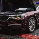 Gloss Metallic Black Rose Car Vinyl Wrap